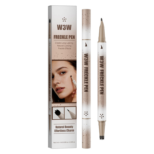W3W Dual-Tip Faux Freckle Pen – Waterproof & Smudge-Proof