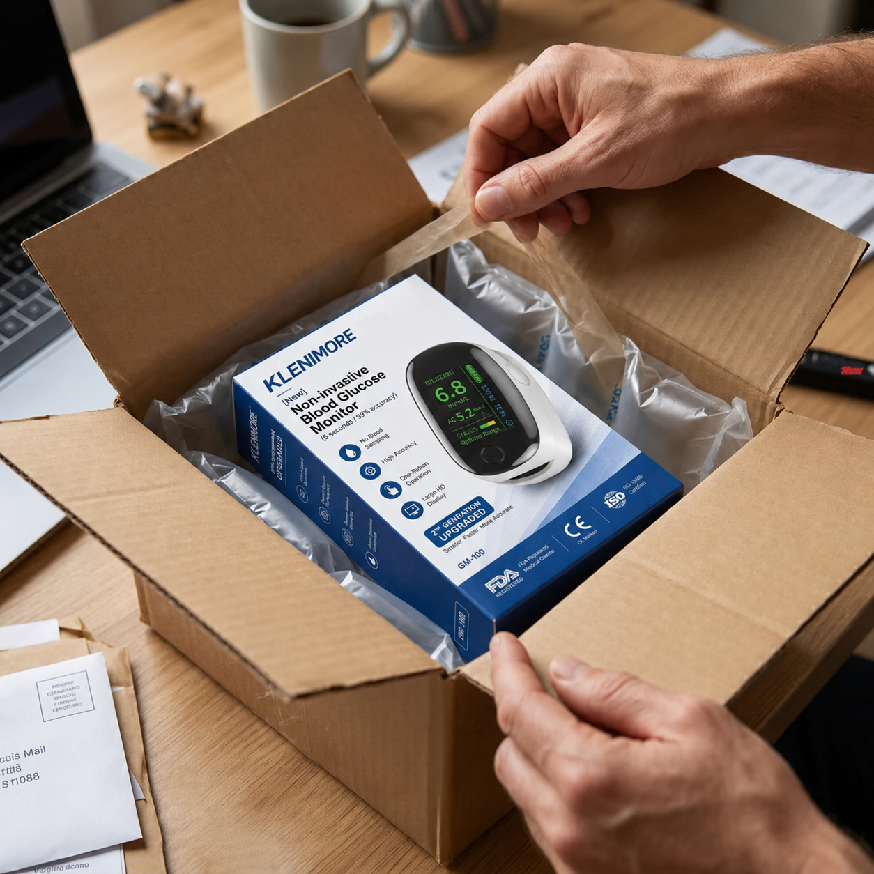 KLENIMORE wellness monitor package delivery