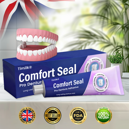 LIMITED SPECIAL OFFER 🔥 Timilk® Comfort Seal Pro Denture Adhesive🦷💜